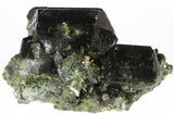 Lustrous Epidote Crystal Cluster - Pakistan #41569-1